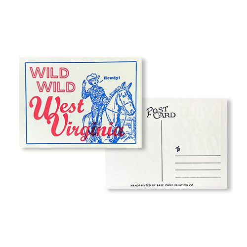 Howdy Postcard - BaseCamp Printing WV